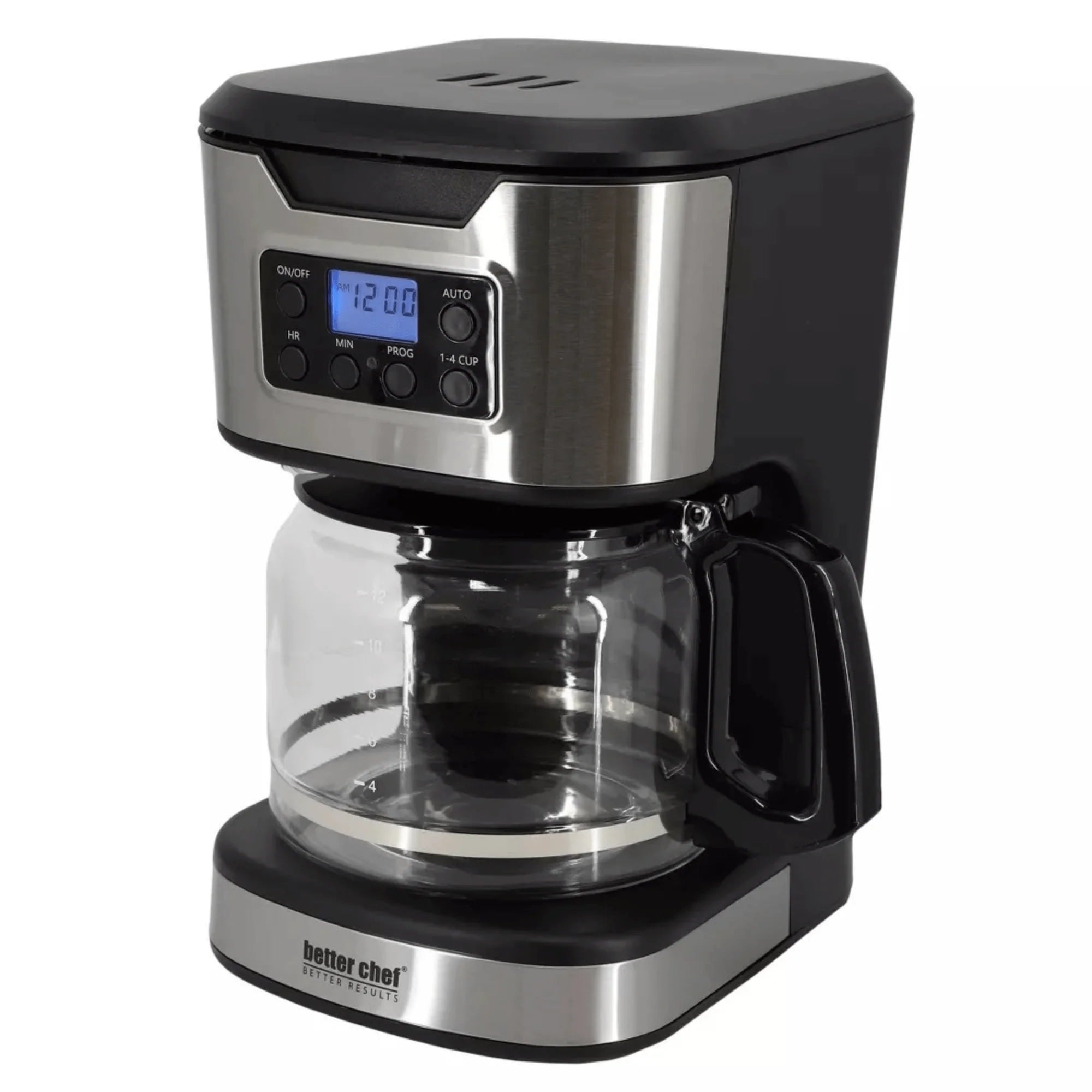 Better Chef 12-Cup Programmable Coffee Maker with Stainless Steel Accents