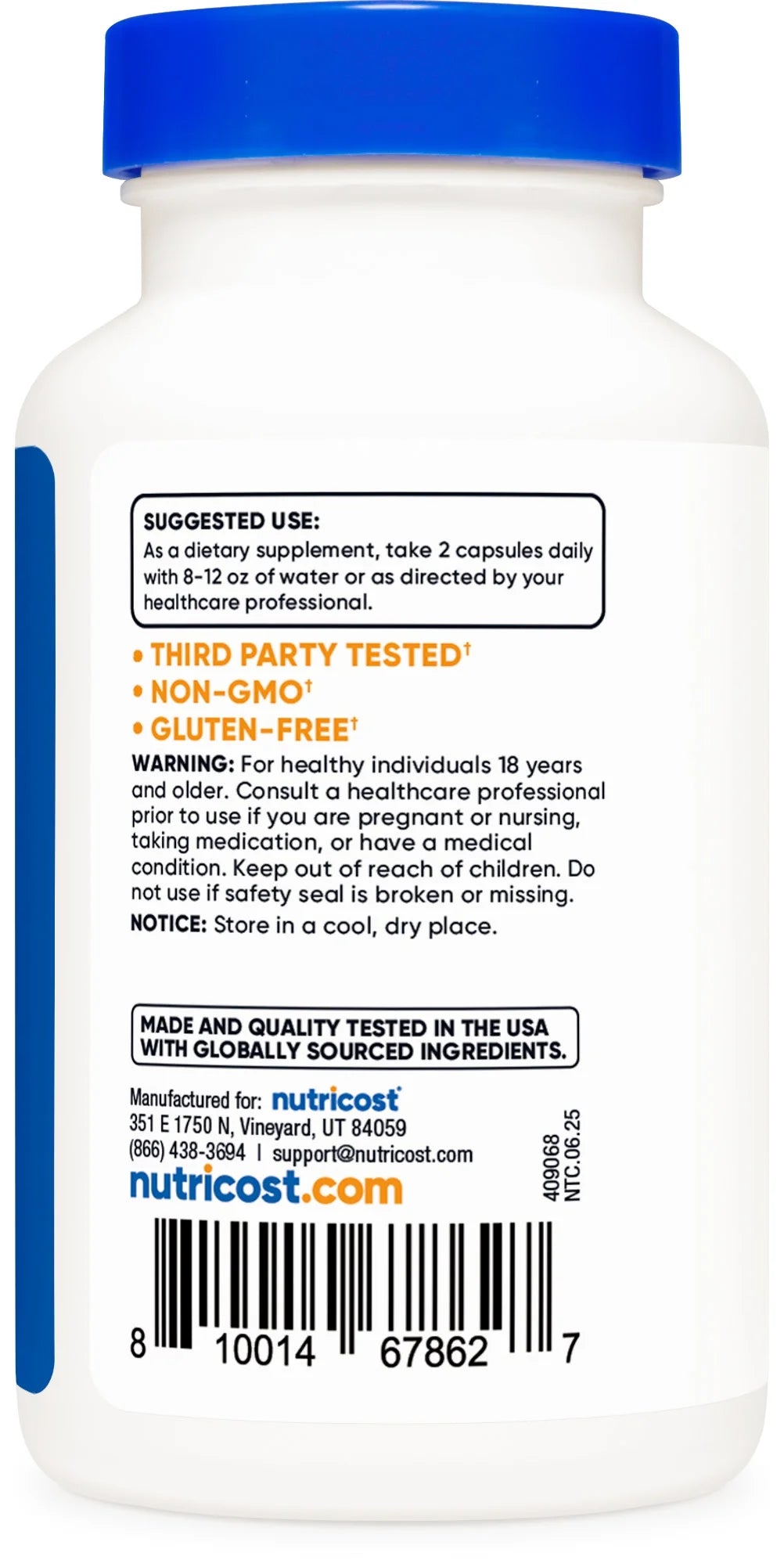 Shilajit Capsules (120 Capsules, 60 Servings / 1,000 Mg Shilajit per Serving